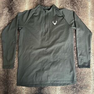 Black Long Sleeve Bucked Up Pullover